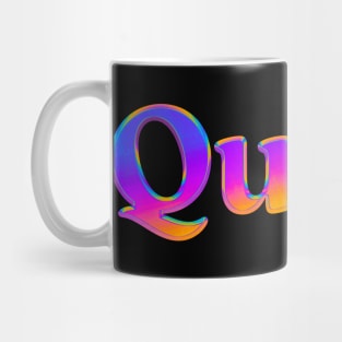 Queer // Retro Typography Design Mug